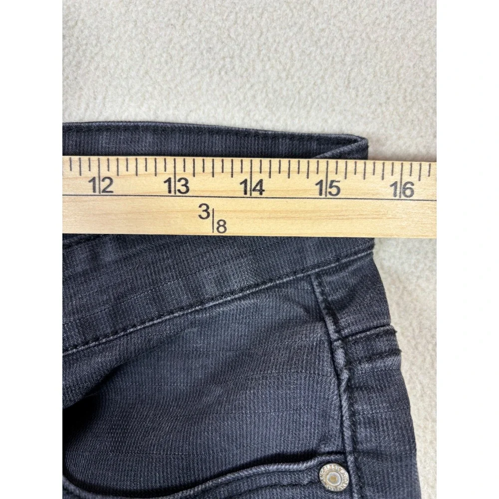 Kayden‎ K Mens Slim Straight Stretch Jeans Dark Charcoal Grey W34 L32